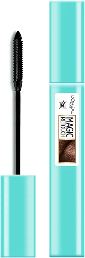 L'Oréal Paris Mascara Précision Correcteur de Cheveux Blancs, Magic Retouch, Châtain, 8 ml