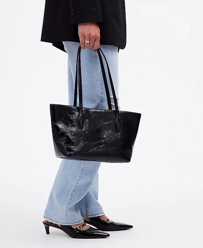 Mini Shopper Tote in Patent Leather | Madewell