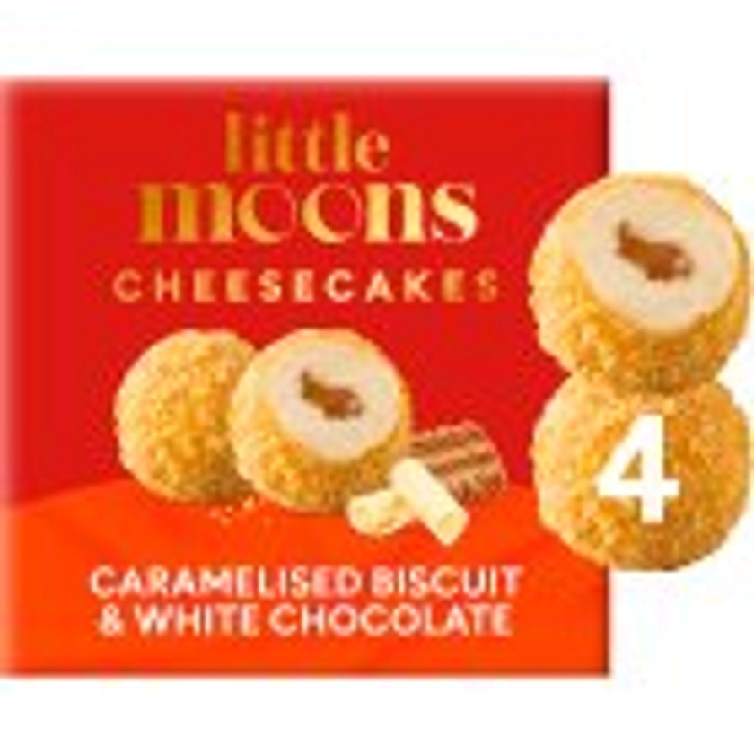 Little Moons Caramelised Biscuit & White Chocolate Mochi Cheesecakes