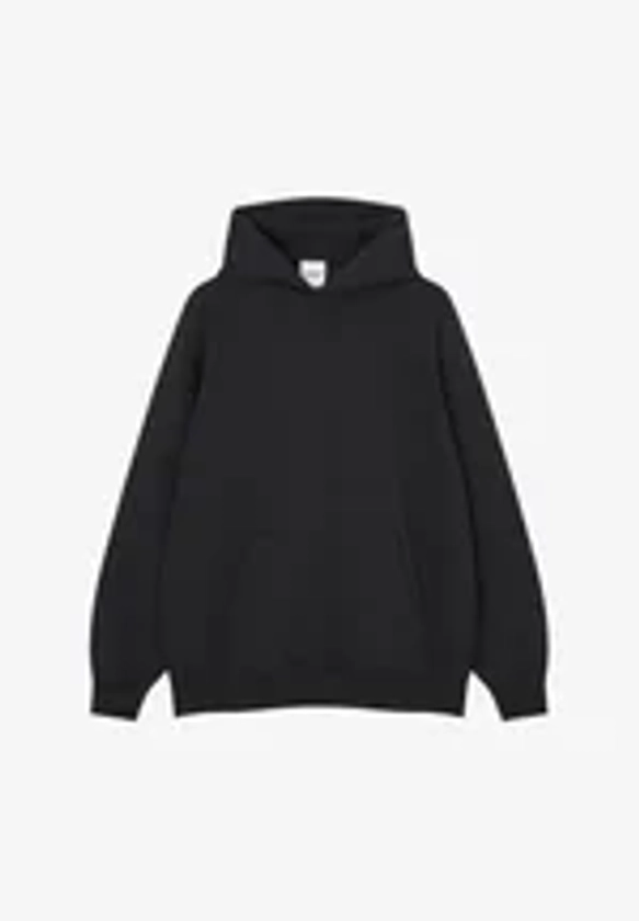 PULL&BEAR BASIC OVERSIZE - Hoodie - black/zwart - Zalando.be