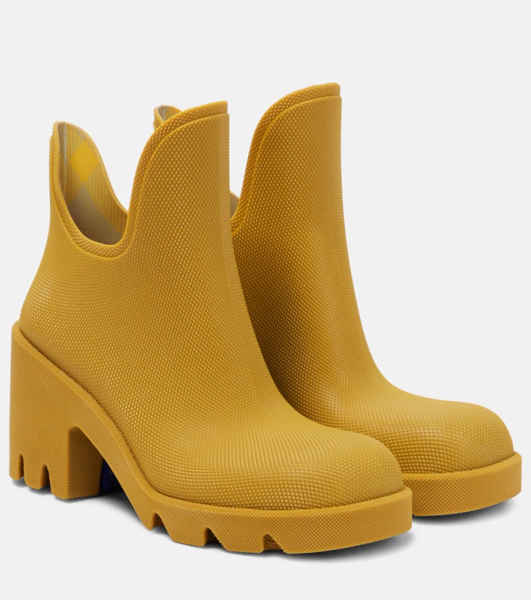 LF Rachel ankle boots in yellow - Burberry | Mytheresa