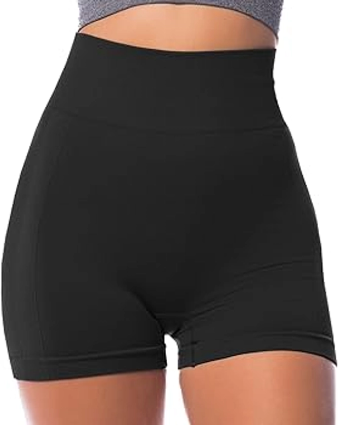 Ipletix Gym Shorts for Women, Scrunch Seamless Cycling Shorts for Women High Waistd Womens Cycling Shorts Sports Shorts