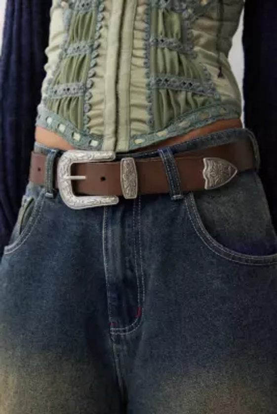 UO Western Leather Belt 