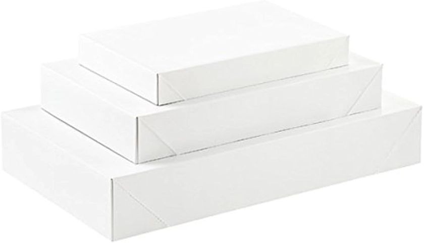 Amazon.com: All Day Gifts 12 Pack White Gift Wrap Boxes with Lids - Assorted Multi-pack Christmas Birthdays Presents Clothes Apparal : Health & Household