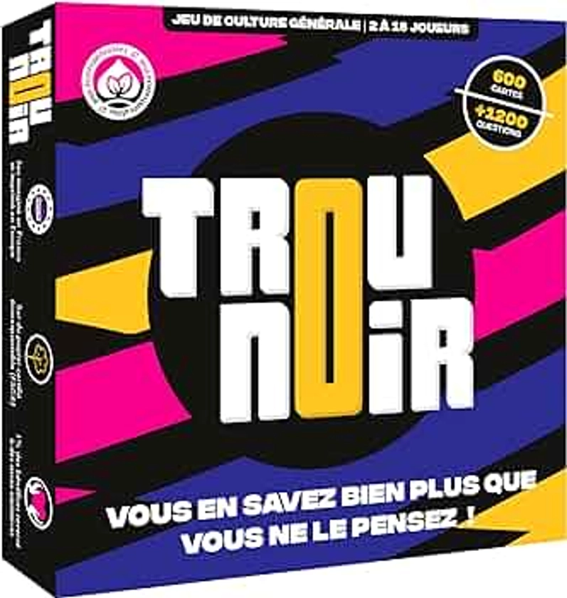 Trou Noir - Jeu de Societe - Jeu d'ambiance et de Stratégie - Quiz Culture Générale Entre Amis ou en Famille - Jeu de Société Adulte - Jeu de Cartes dès 14 Ans