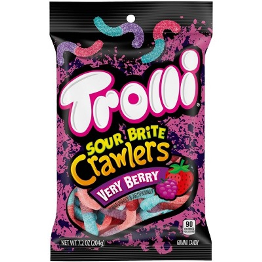 Trolli Sour Brite Crawlers Very Berry Gummi Candy - 7.2oz
