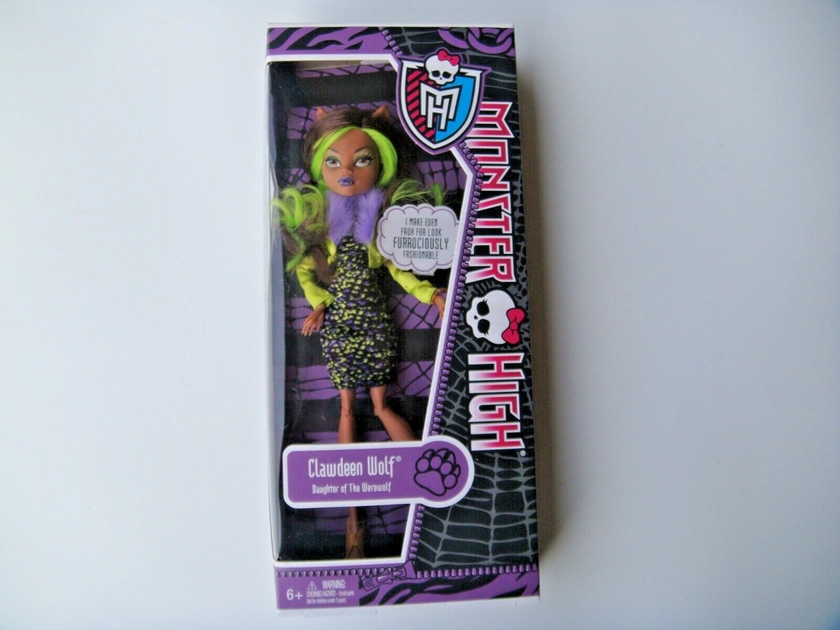 2012 MIB KOHL'S EXCLUSIVE MONSTER HIGH KILLER STYLE CLAWDEEN WOLF GIFT SET