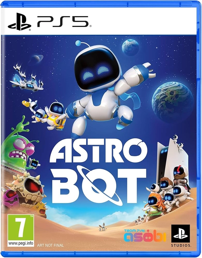 Sony, Astro Bot PS5, Jeu Plateforme-Aventure, Édition Standard, Version Physique avec CD, En Français, 1 joueur, PEGI 7, Pour PlayStation 5