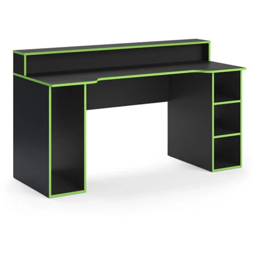 Bureau Roni, Vert, 160 x 65 cm, Vicco