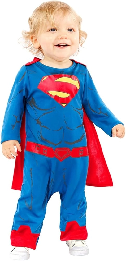 amscan Child Boys Officially Licensed Warner Bros. Superman Superhero Fancy Dress Costume