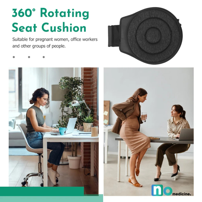 No.medicine™ 360° Rotating Seat Cushion