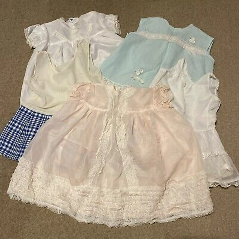 Vintage 1960s/1970s Girls Nylon Polyester Dress Dresses Age Up To 18m | eBay