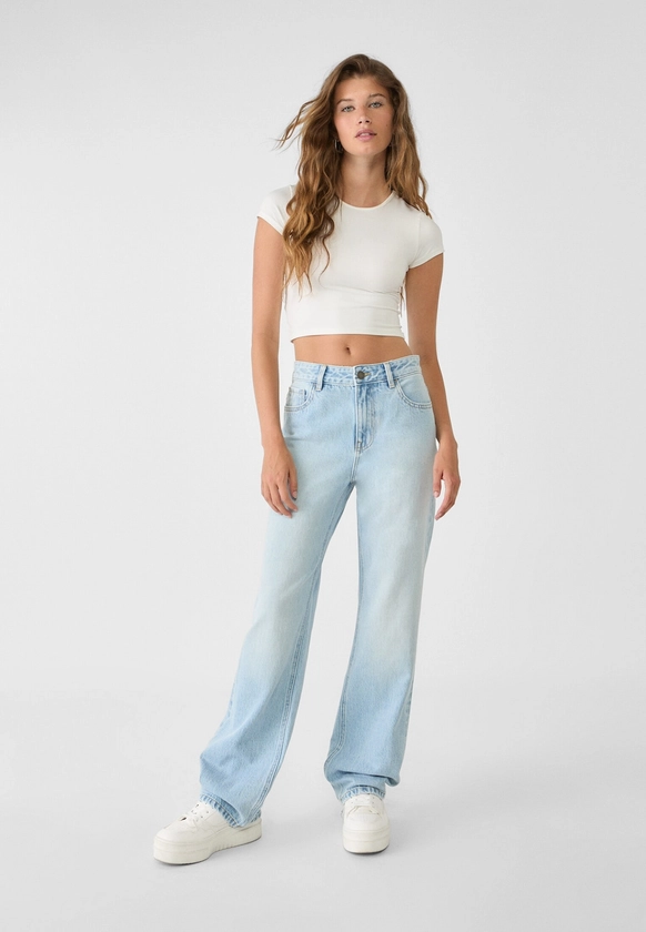 Jean regular taille mi-basse