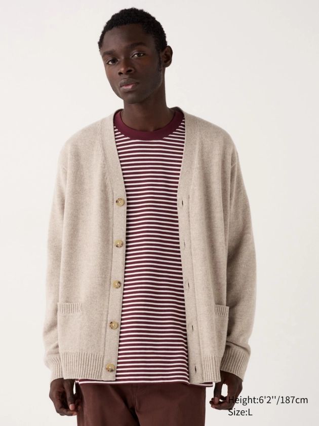 Cardigan en Laine à Col V pour Homme | UNIQLO FR