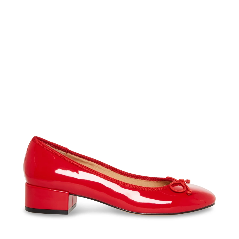 Cherish Ballerina RED PATENT – Steve Madden Europe