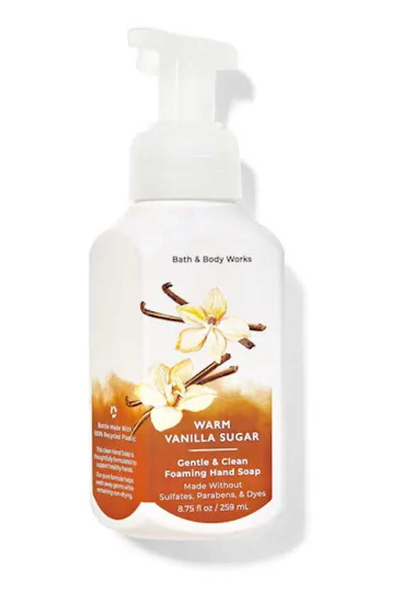 Bath & Body Works Warm Vanilla Sugar Gentle and Clean Foaming Hand Soap 8.75 fl oz / 259 mL