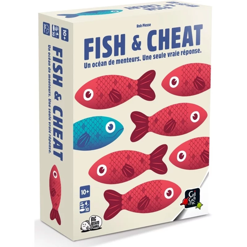 Fish & Cheat | Jeu d'ambiance | Jeu de société Gigamic