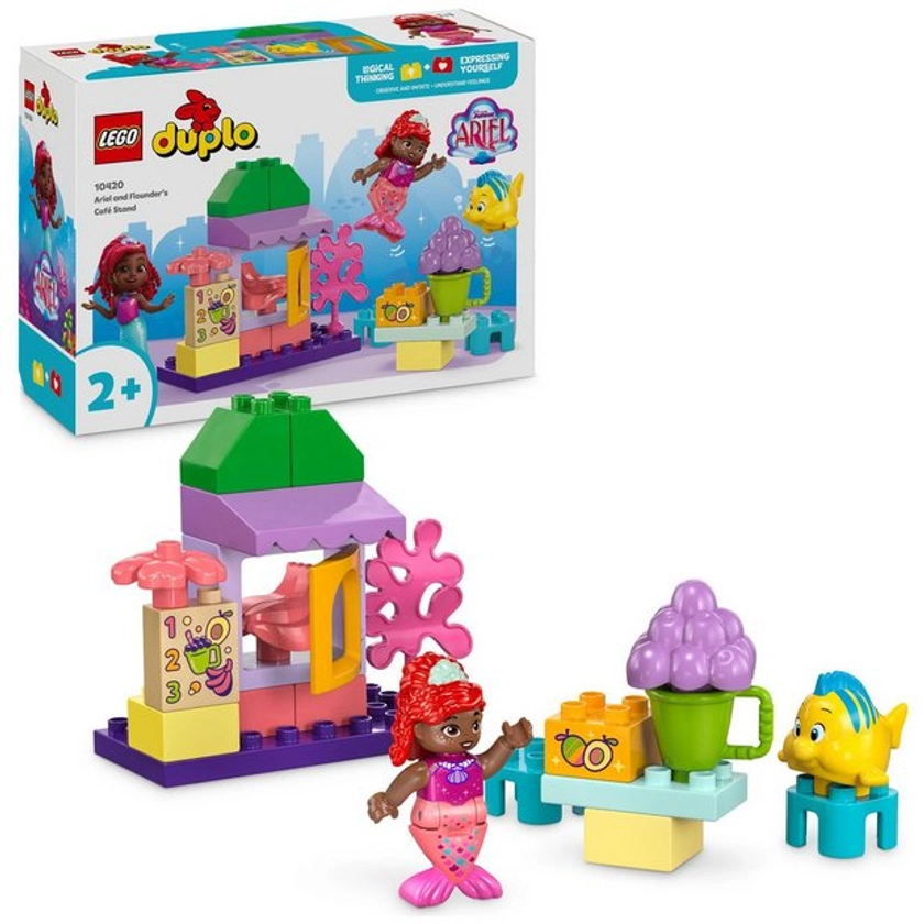 Buy LEGO DUPLO Disney Ariel and Flounder's Café Stand 10420 | Early learning toys | Argos