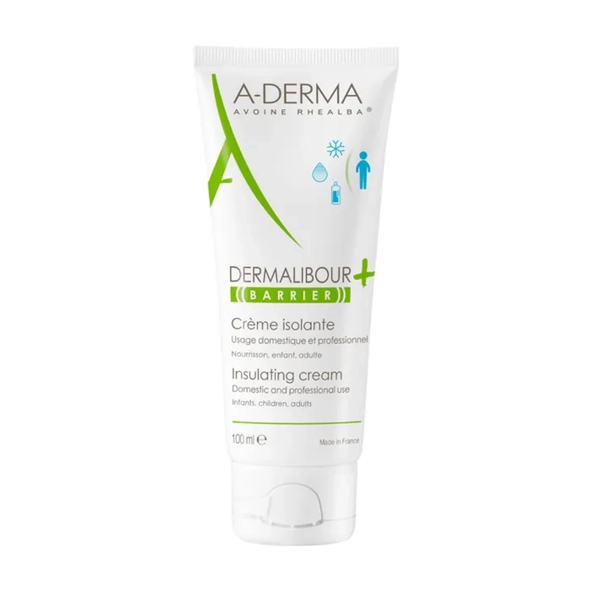 DERMALIBOUR+ - Crème Barrière Isolante - Visage et Corps - Peaux Irritées, 100ml | A-derma - Parapharmacie Boticinal