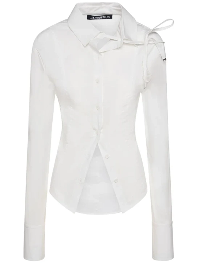 Chemise en coton la chemise ruban - Jacquemus - Femme | Luisaviaroma