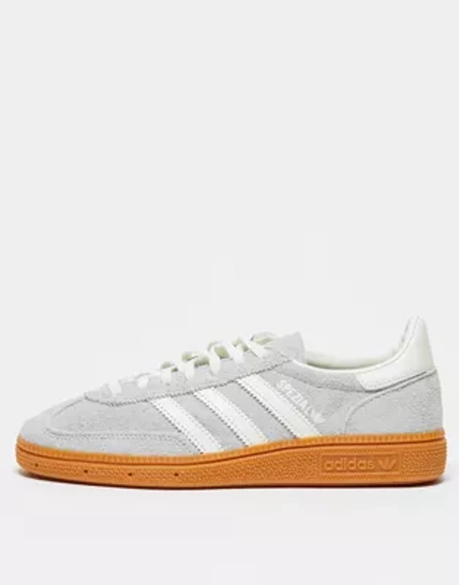 adidas Originals - Handball Spezial - Baskets avec semelle en caoutchouc - Argenté/blanc