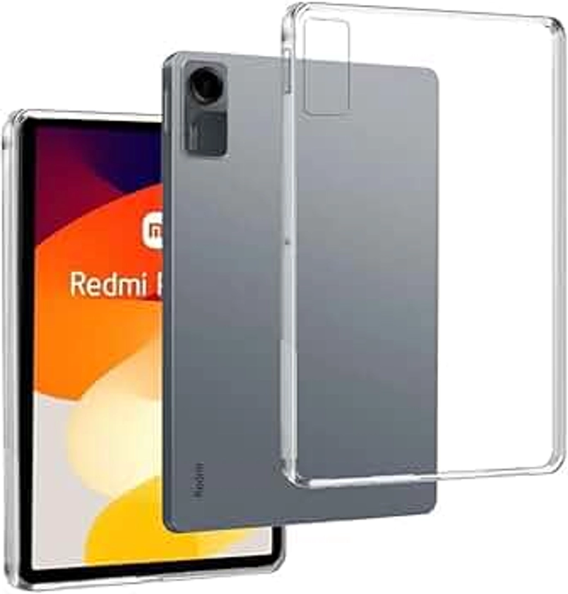 Coque pour XIAOMI REDMI Pad SE 11", TPU Transparent en Silicone, Ultra Fine 0.33mm