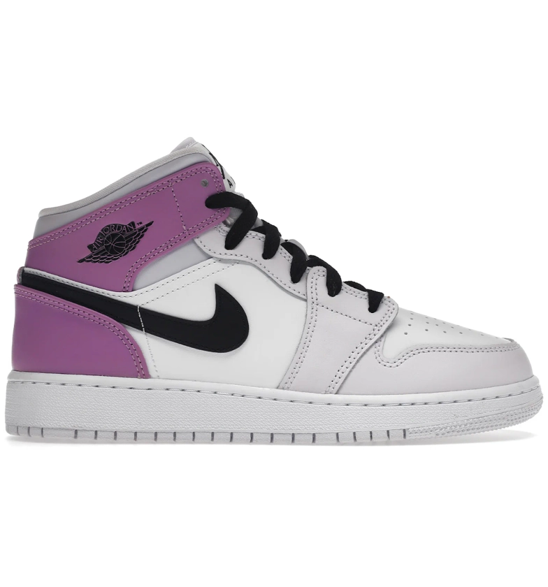 Jordan 1 Mid Barely Grape (GS)