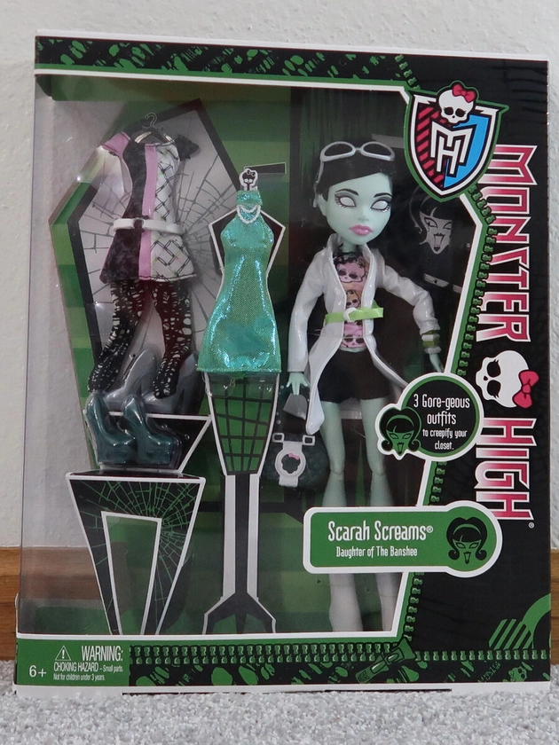 Monster High I Love Heart Fashion Scarah Screams Doll NIB 2013 Toys "R" Us Exclu