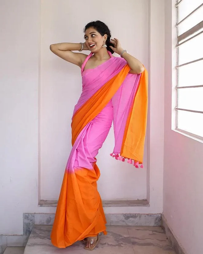 Multicolor Summer Friendly Saree