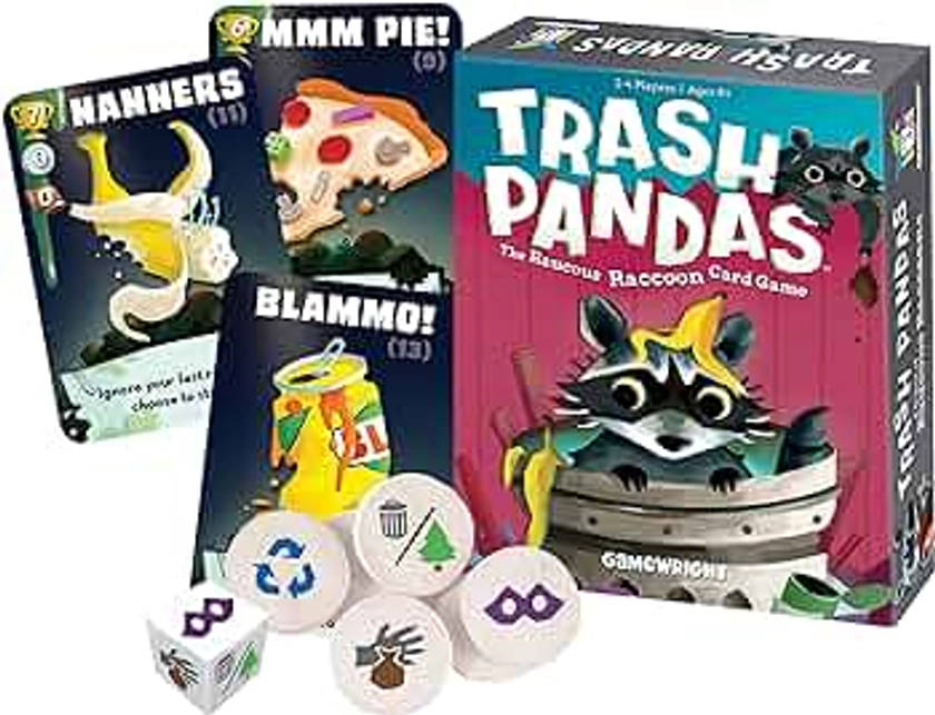 Gamewright Trash Pandas - The Raucous Raccoon Card Game - 252