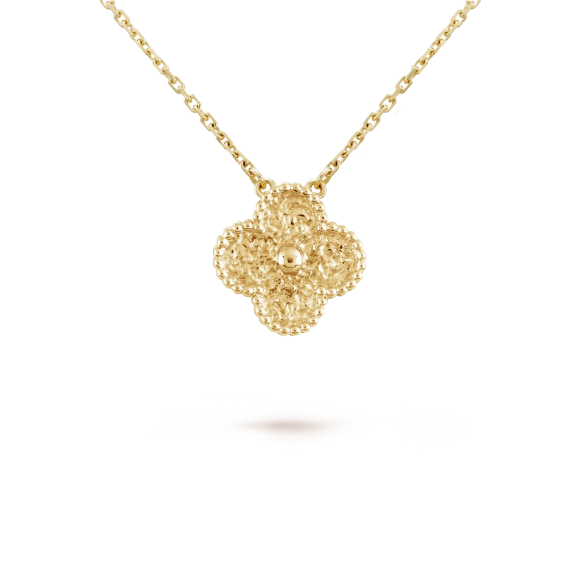 Vintage Alhambra pendant 18K yellow gold - Van Cleef & Arpels