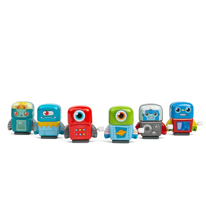 Mini Wind Up Tin Robots (Sold individually)