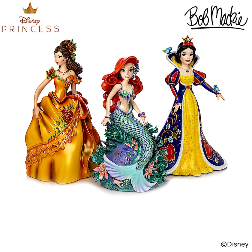 Disney "Glamorous Jewels" Figurine Collection By Bob Mackie