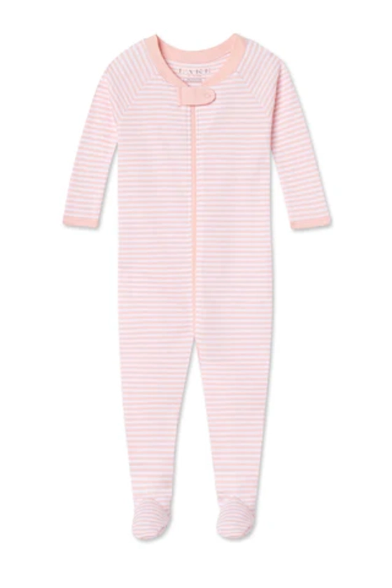 Baby Sleeper in English Rose Stripe