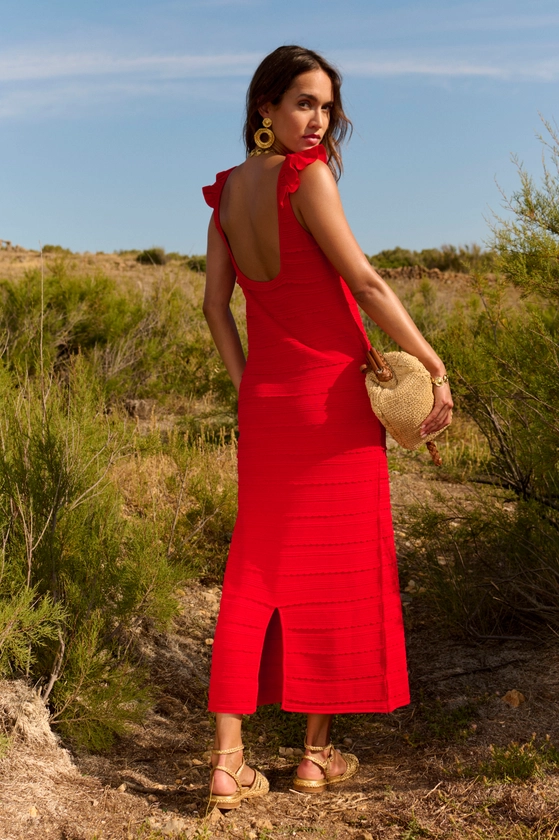 Robe Liya rouge