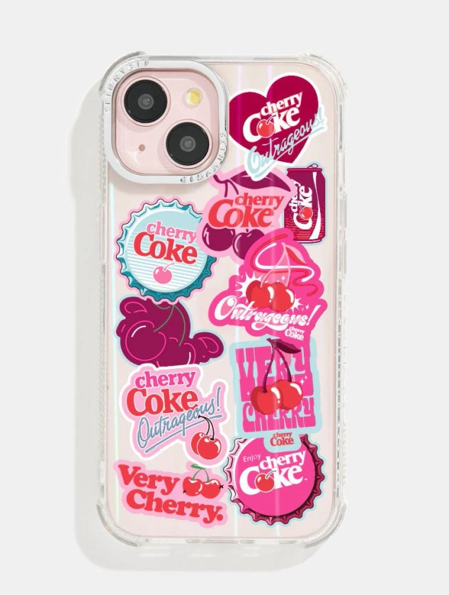 Cherry Coke Sticker Shock iPhone Case