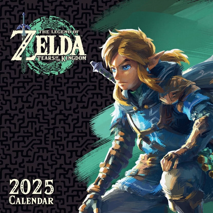 Calendrier 2025 Grupo Erik - 12 mois - The Legend of Zelda - 30 x 30 cm