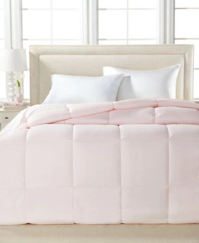 Color Hypoallergenic Down Alternative Light Warmth Microfiber Comforter, Full/Queen, Exclusively at Macy’s