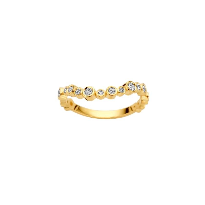 18k Gold Lab Diamond Tori Ring | Kimai