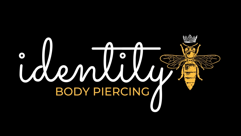 Dots and Dashes Chain Enhancer in White Gold – Identity Body Piercing