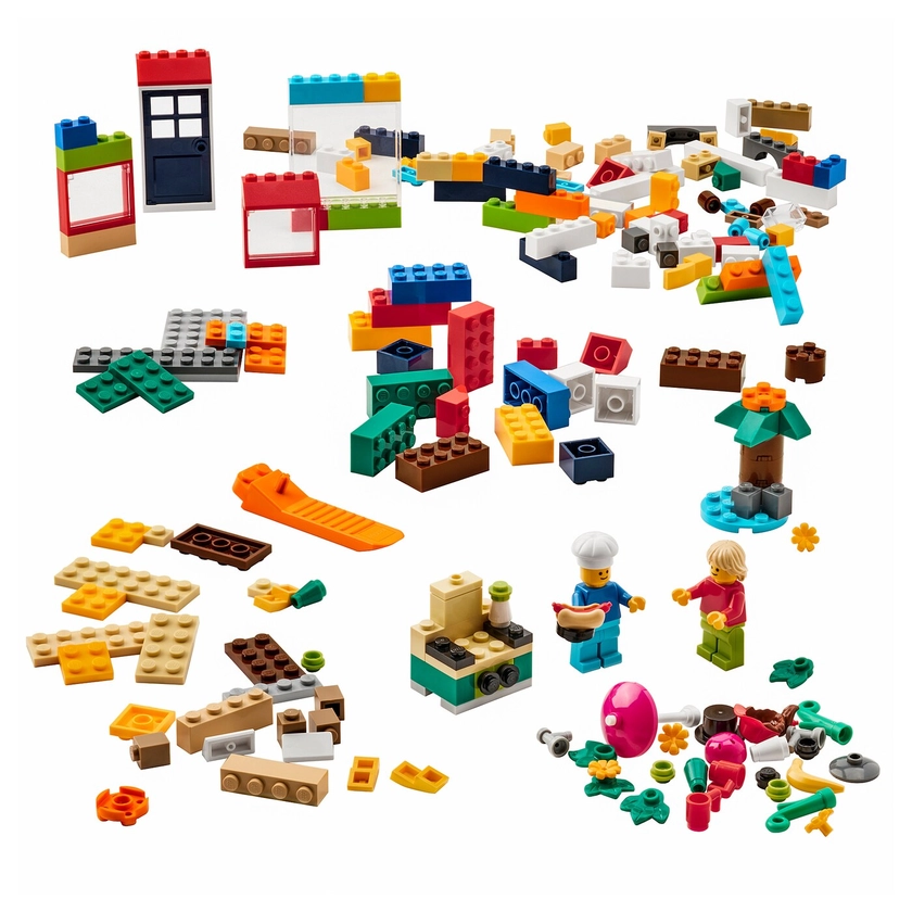 BYGGLEK Set mattoncini LEGO®, 201 pezzi - colori vari