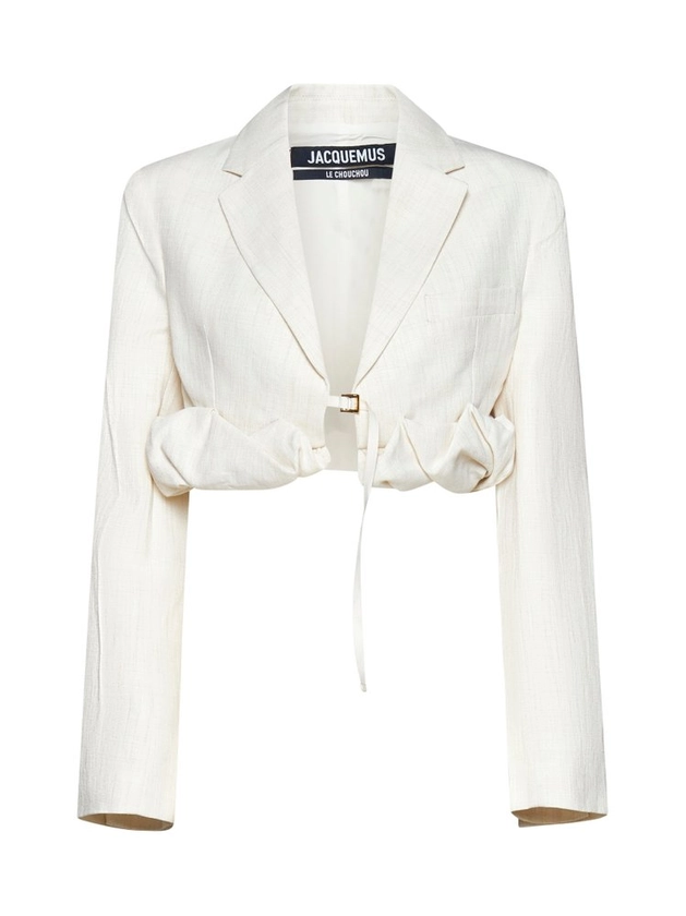 Jacquemus La Veste Croissant Cropped Jacket