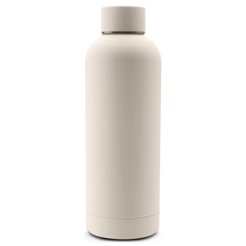 Water Bottle | 500 ml | White Stainless Steel | In stock! | Trendhim