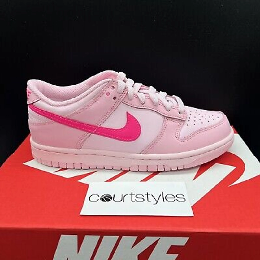 New Nike Dunk Low GS Triple Pink Barbie DH9765-600 GS PS TD Fast Shipping | eBay