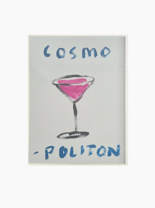 Cosmopolitan Drink Art Print | The Go-To