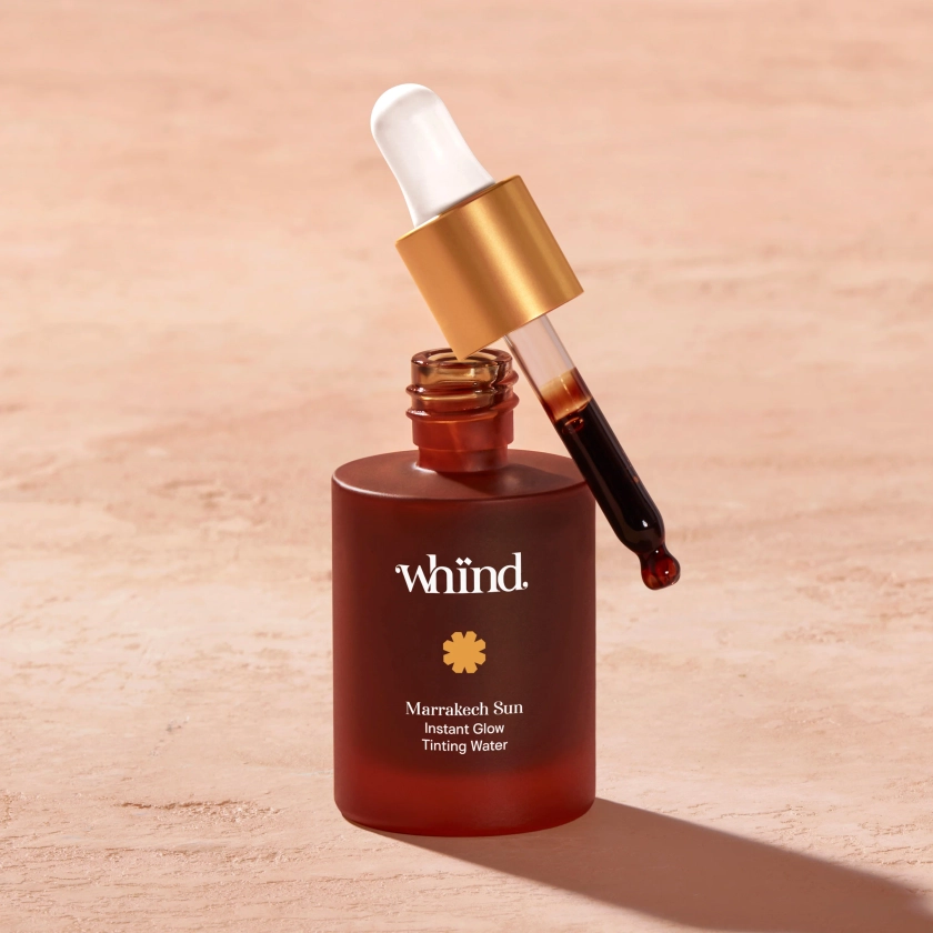 Marrakech Sun Instant Glow Tinting Water | Bronzing Drops | whind.com