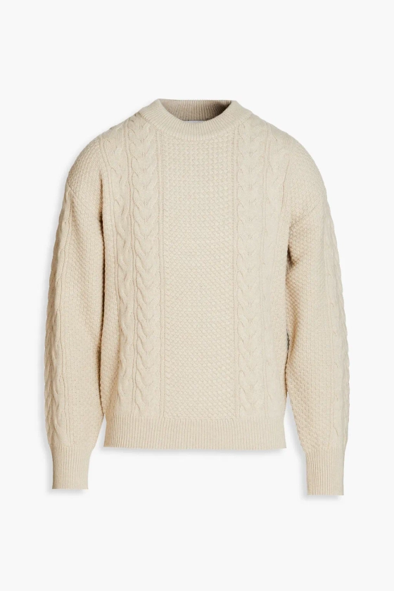 LE 17 SEPTEMBRE Cable-knit wool-blend sweater | THE OUTNET