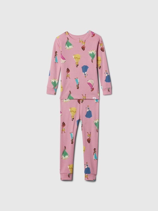 Pink Disney Princess Cotton Long Sleeve Pyjama Set (6mths-5yrs)