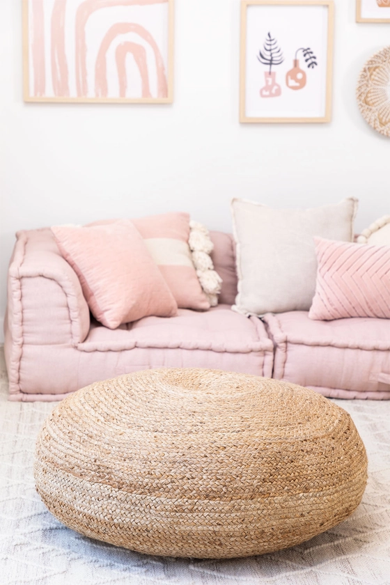 Pouf Rond en Jute Pilew