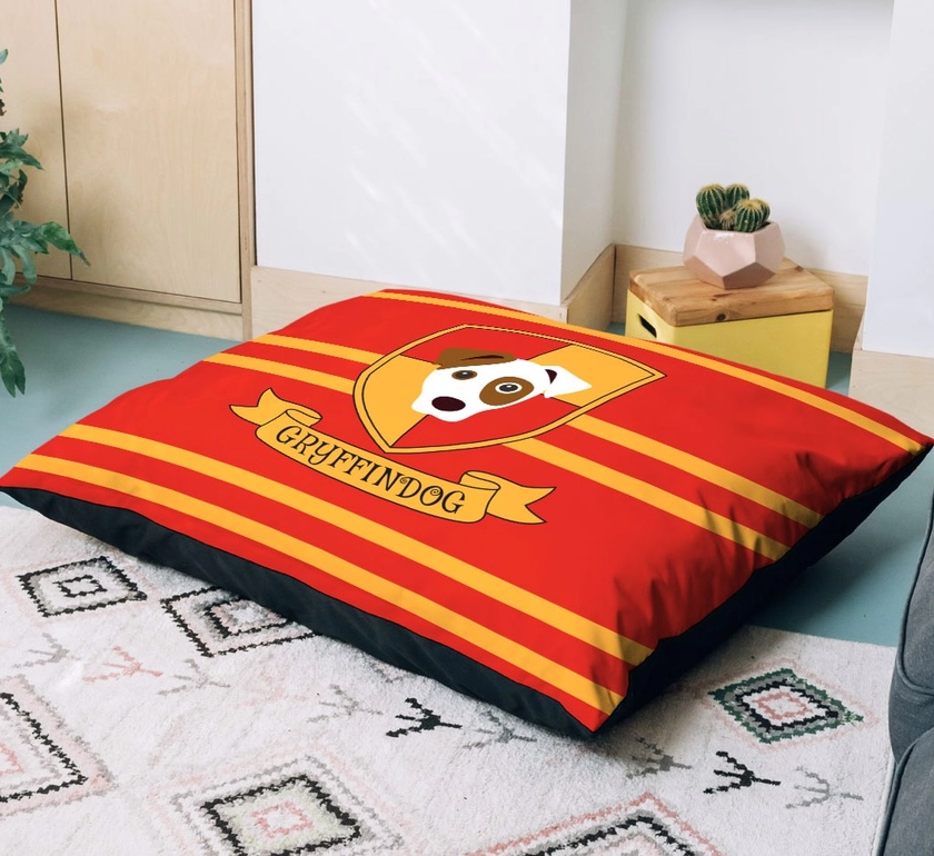 Personalised Dog Bed: Gryffindog